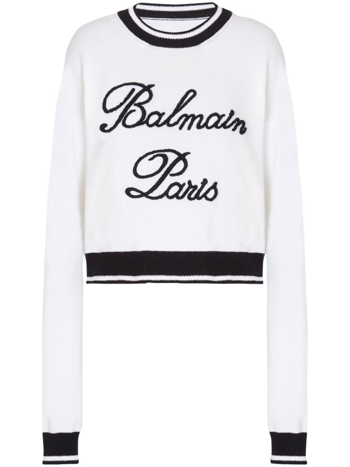 

Balmain джемпер с вышитым логотипом, белый