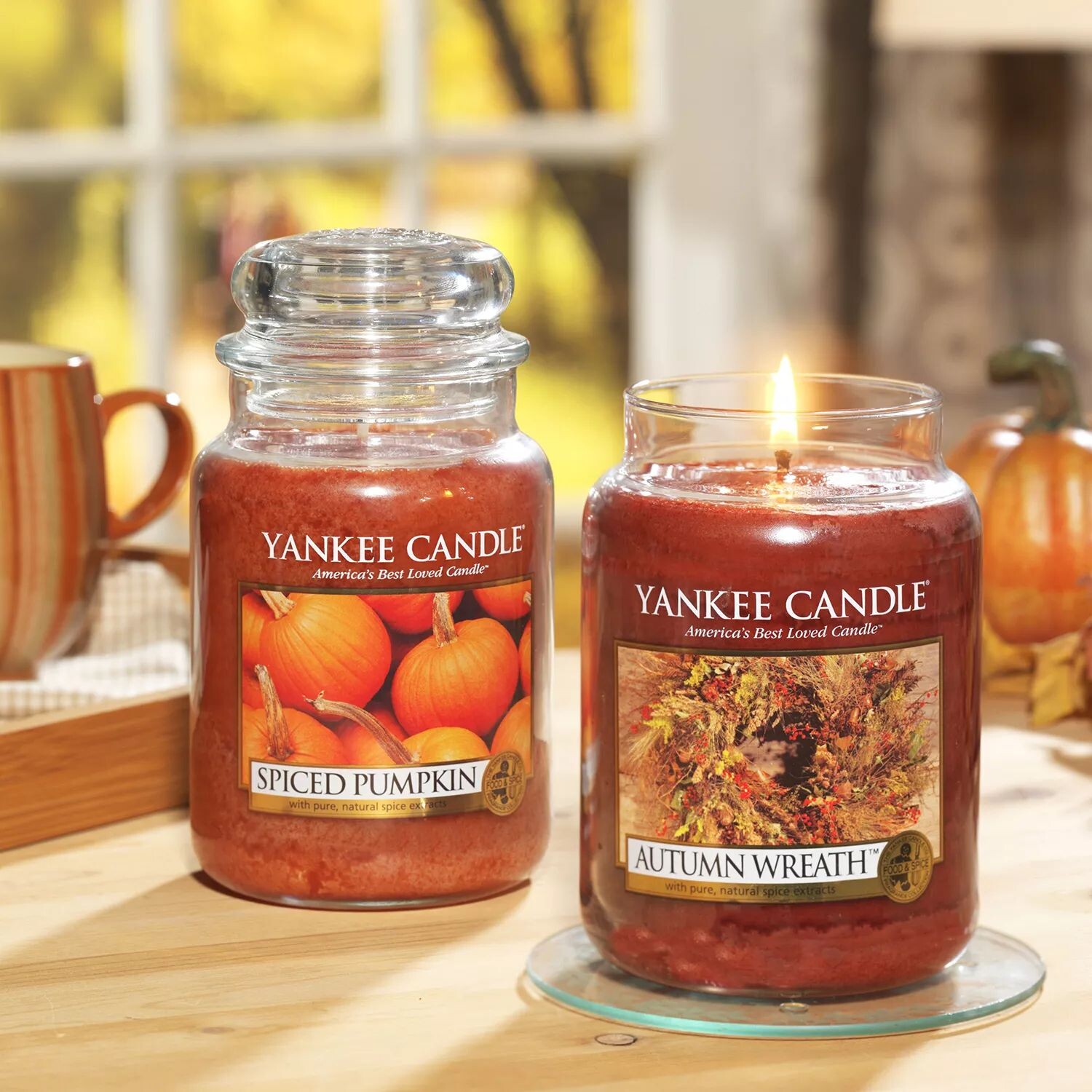 

Тыква со специями Yankee Candle, 22 унции. Большая Свеча в Банке
