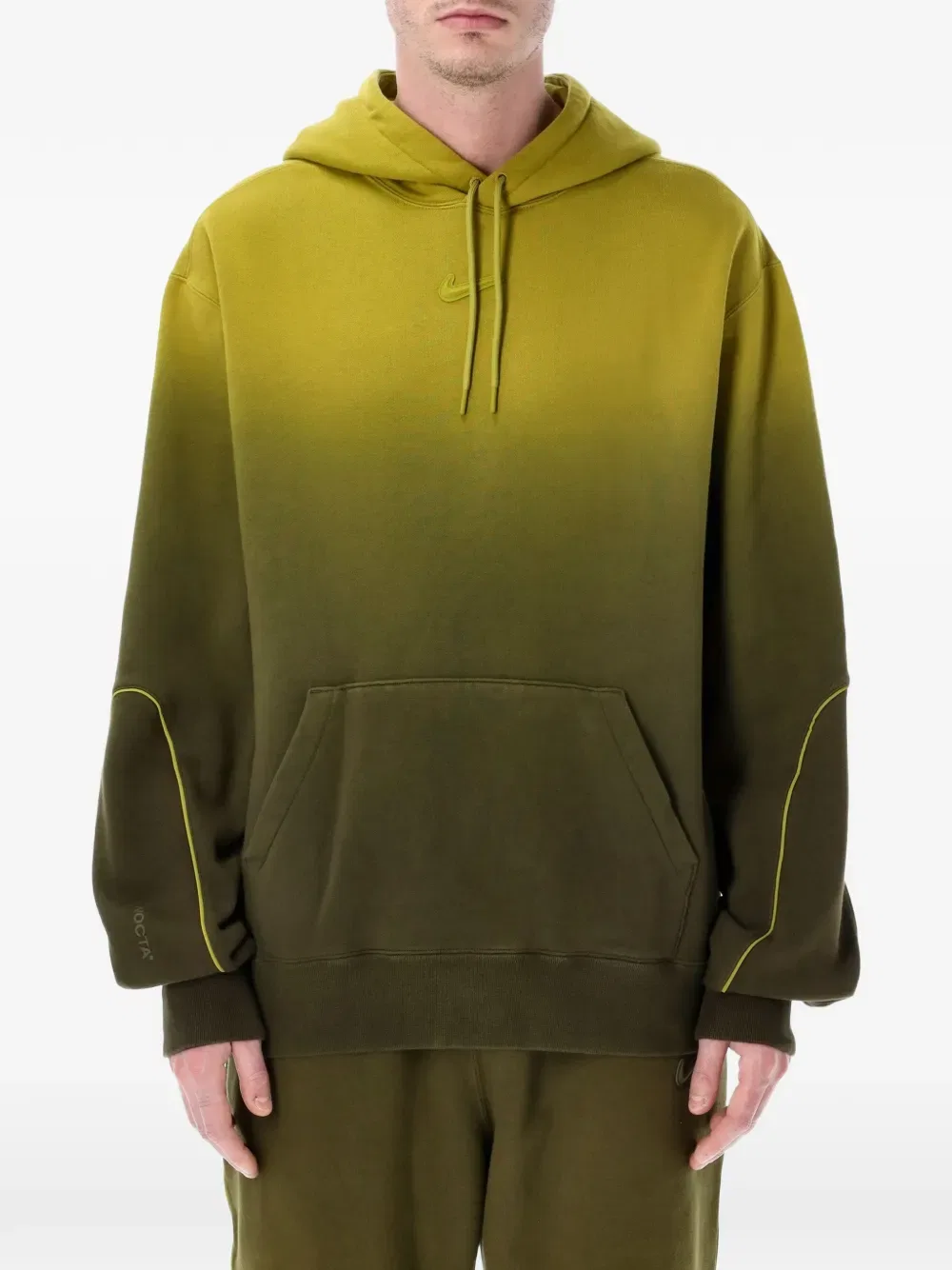Толстовка X nocta из флиса Nike, зеленый