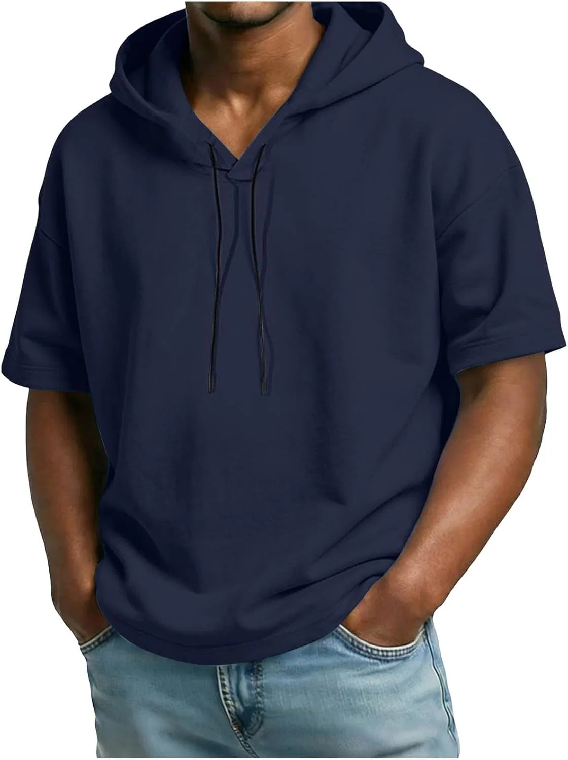 Футболка с коротким рукавом, хлопковая, Navy