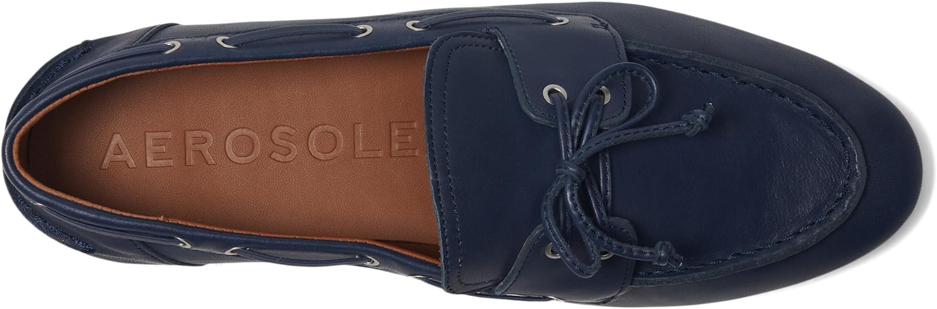 Лоферы Aerosoles Barita, Navy Leather (white Outsole) — фото 2