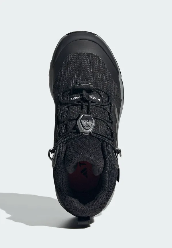 Походные ботинки средней жесткости из материала gore-tex Adidas Terrex, Core Black Grey Three Core Black — фото 3
