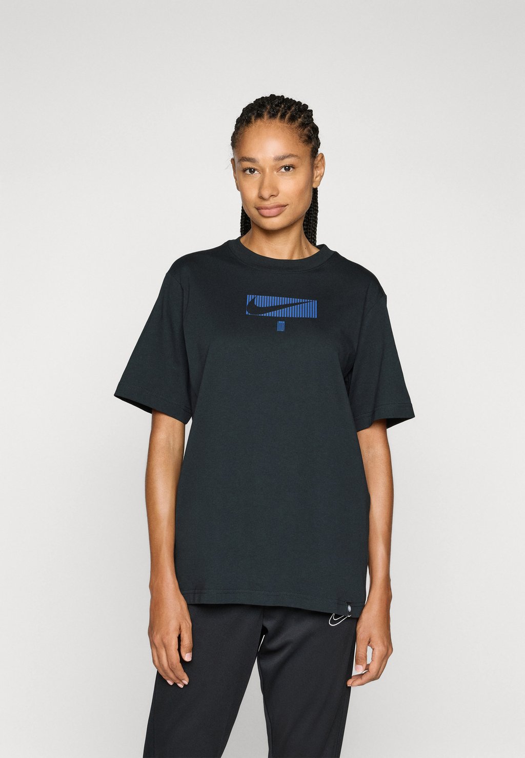 

Футболка с принтом INTER SUPPORTER TEE - Club wear Nike Performance, черный