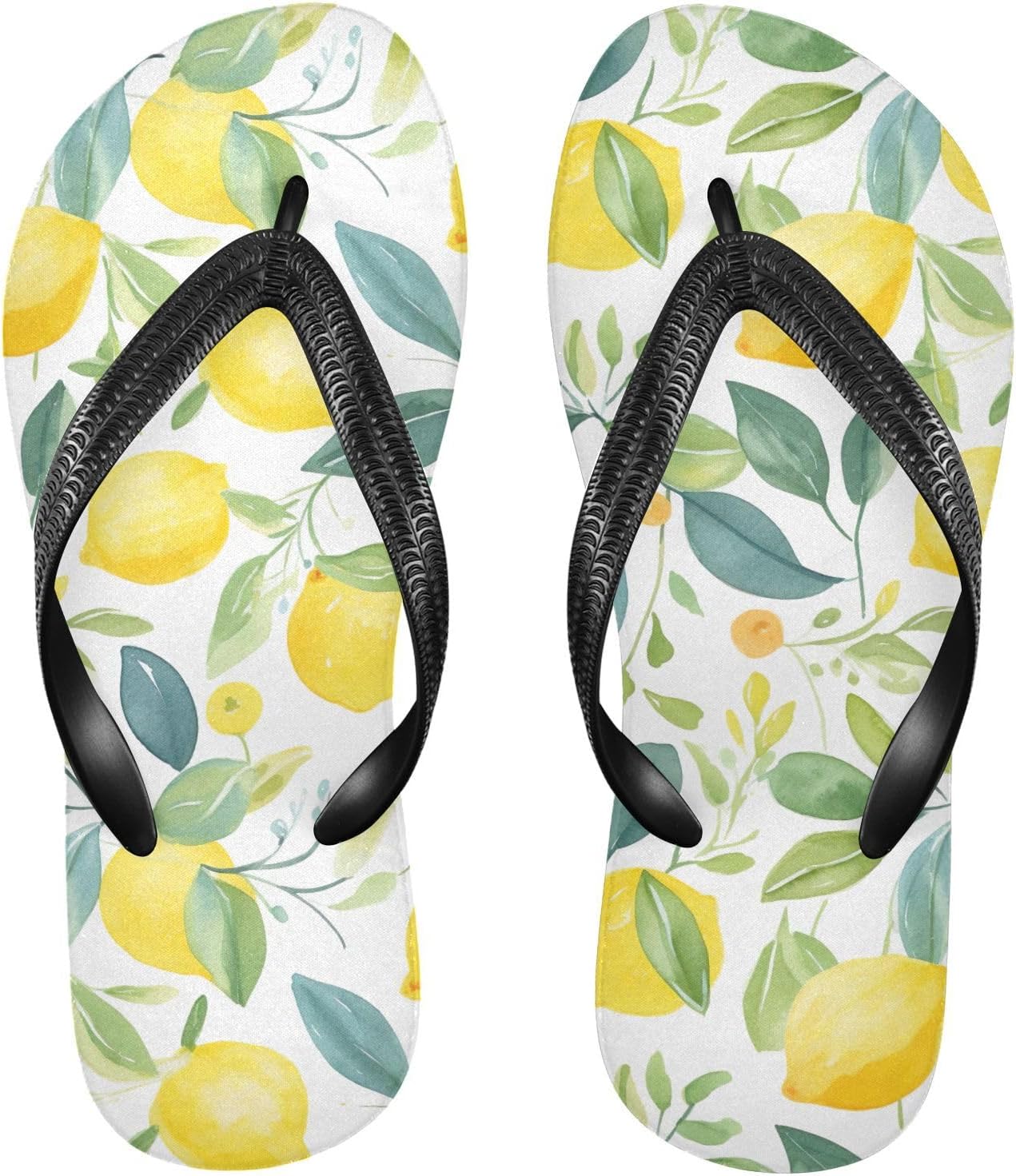 

SPRIPORT Белые лимонные летние тонкие шлепанцы для женщин и мужчин, удобные повседневные шлепанцы с подушкой, с противоскользящей резиновой подошвой, для ванной, душа, прогулок, летнего пляжа