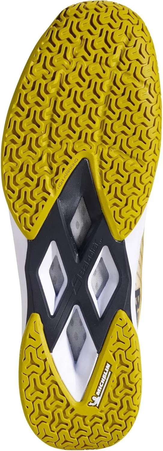 Кроссовки для бадминтона Babolat Shadow Tour 5, White X Gold — фото 2