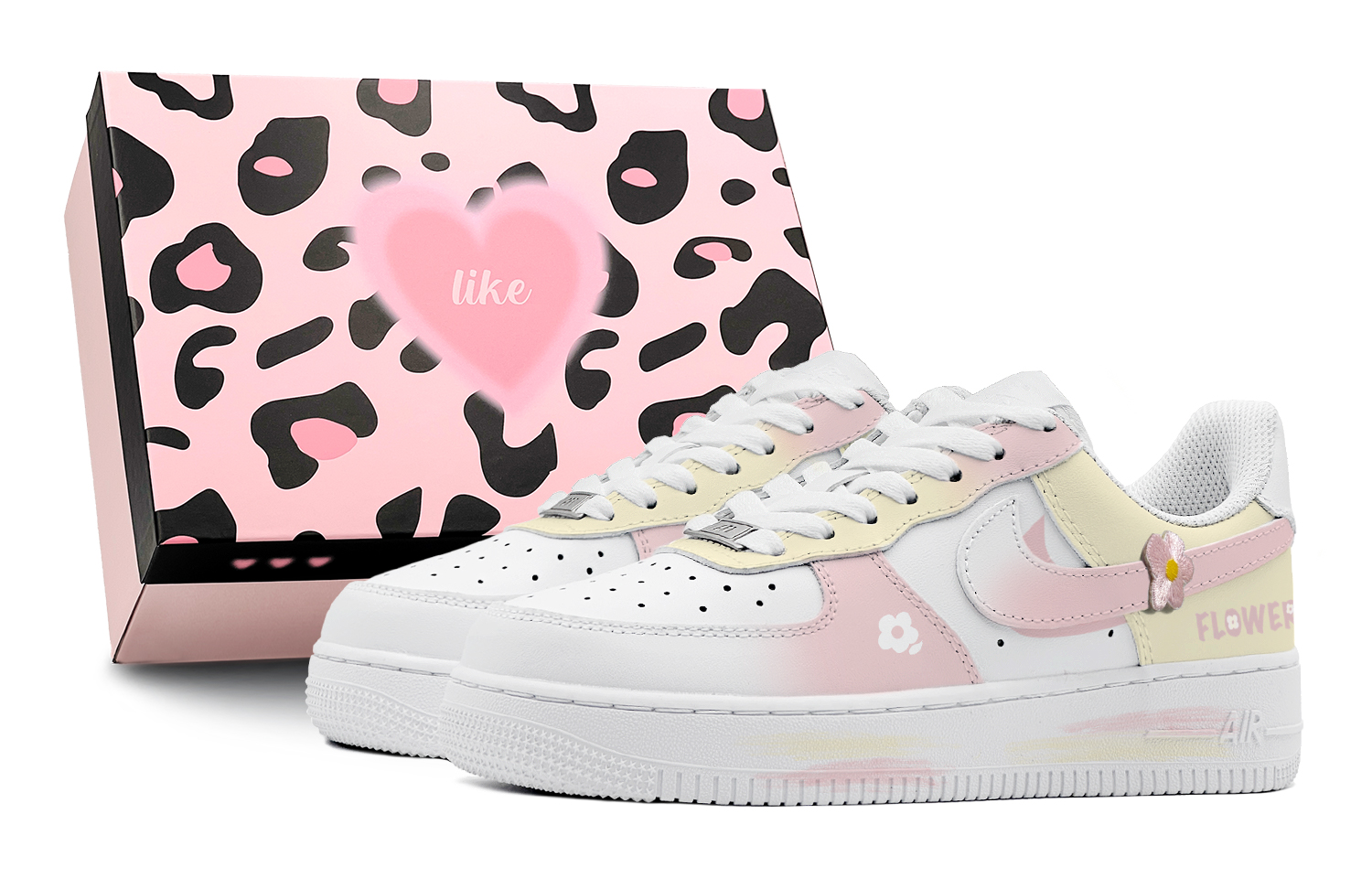 

Женские кроссовки для скейтбординга Nike Air Force 1, Pink