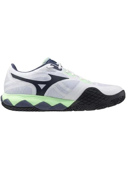 Мужские теннисные кроссовки «Wave Enforce Tour 2 AC» от Mizuno, White X Mint X Blue — фото 3