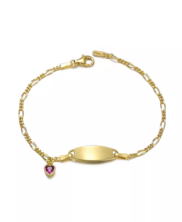 

Шикарные минималистичные браслеты-планки с круглыми подвесками из кубического циркония Gigigirl, gold