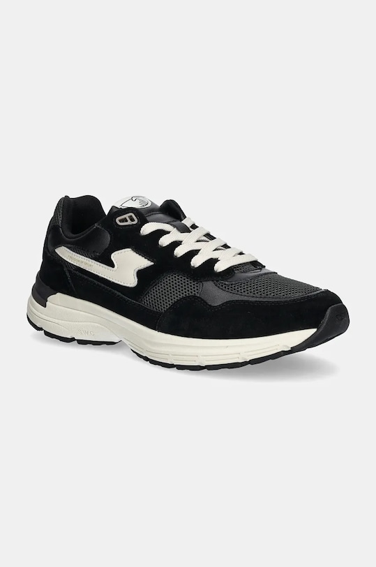 

Кроссовки Amiel S-Strike Suede Mix Stepney Workers Club, черный