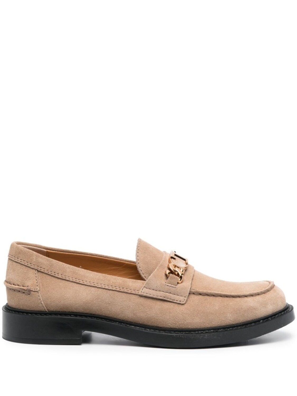 

Tod's лоферы с логотипом, нейтральный цвет