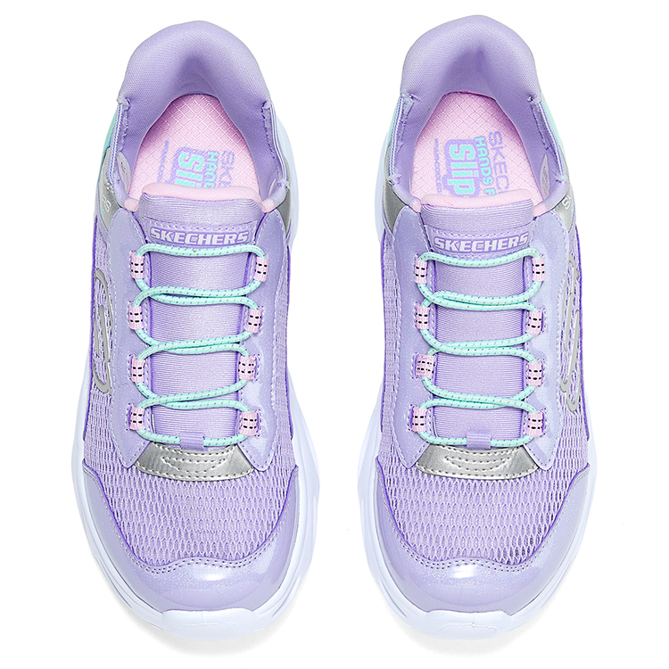 Детские кроссовки с воздушным охлаждением унисекс Skechers Kids, лаванда — фото 4