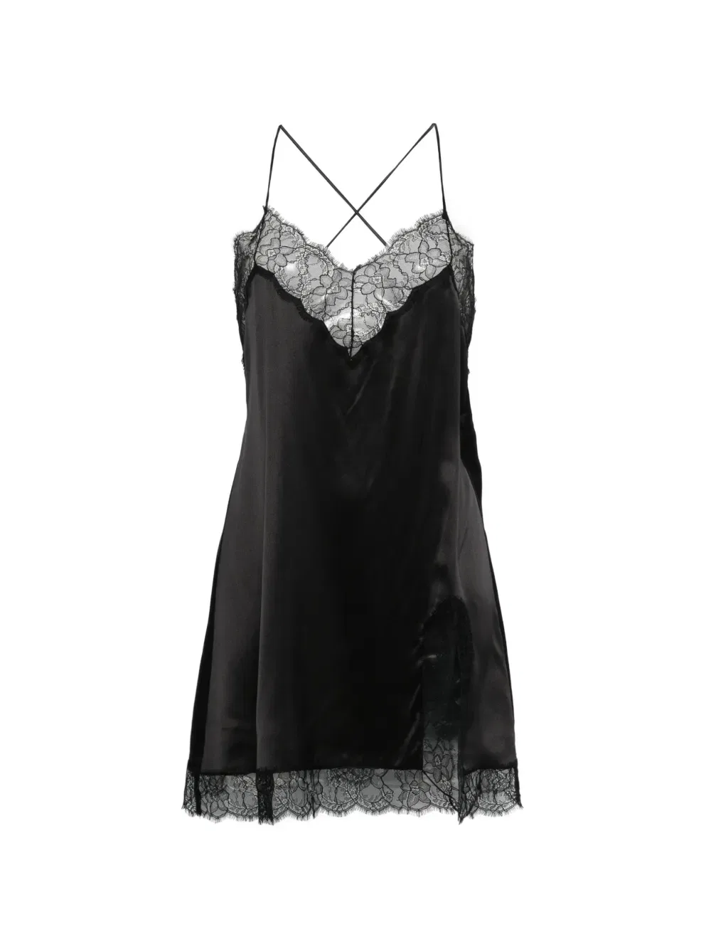 Мини-платье-Комбинация Dolce & Gabbana, черный