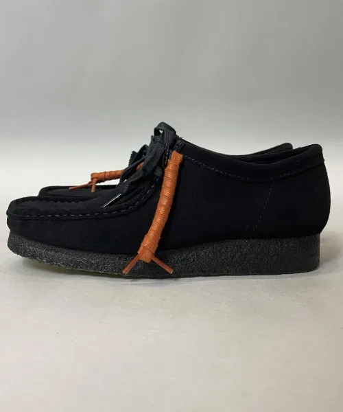 Мужские мокасины из замши Clarks Wallabee коричневые — фото 2