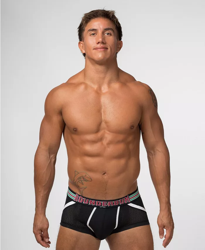 

Мужские трусы VARSITY Anatomic Mini Trunk Rounderbum, черный