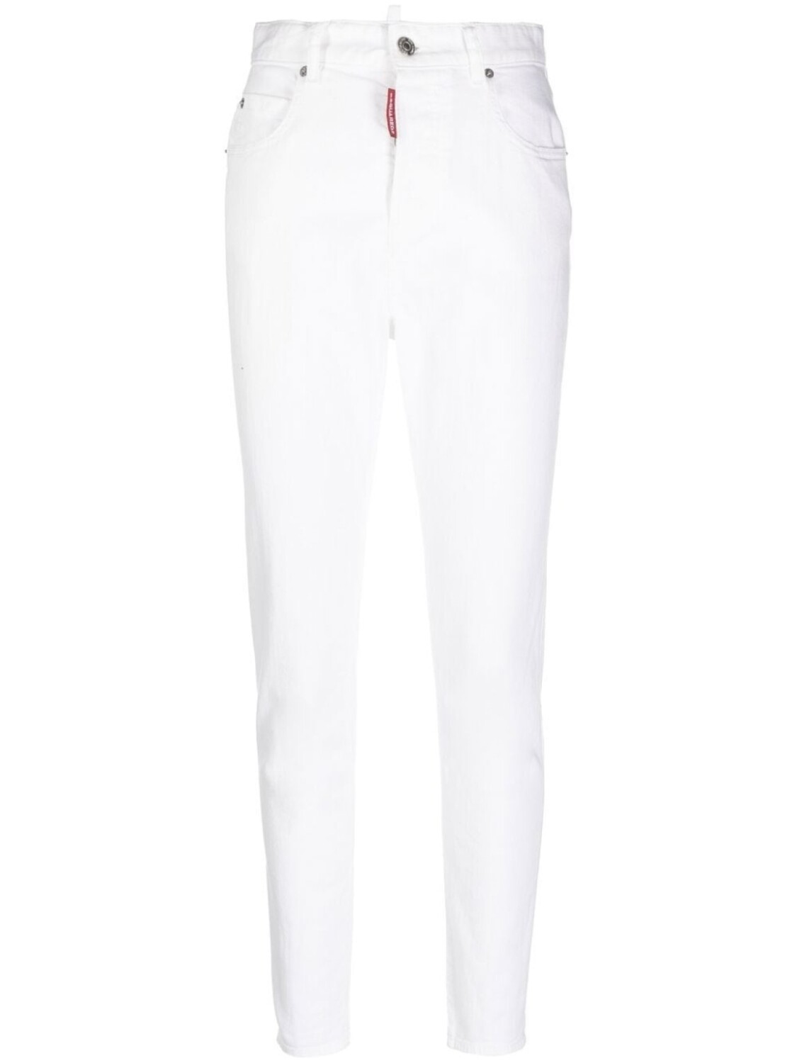 

Dsquared2 джинсы с завышенной талией, белый