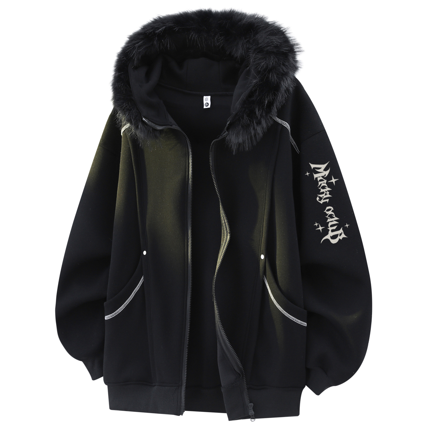 

Свитшот-куртка Unisex Mackyo, черный