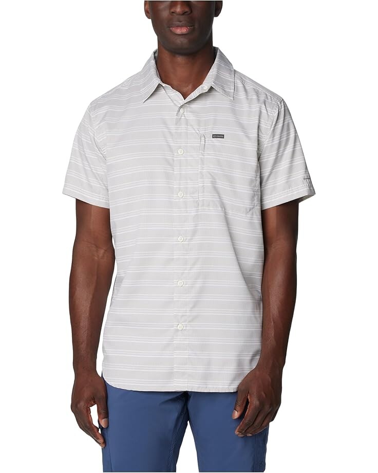 

Рубашка Columbia Silver Ridge Utility Lite Novelty, цвет Flint Grey Chambray Stripe