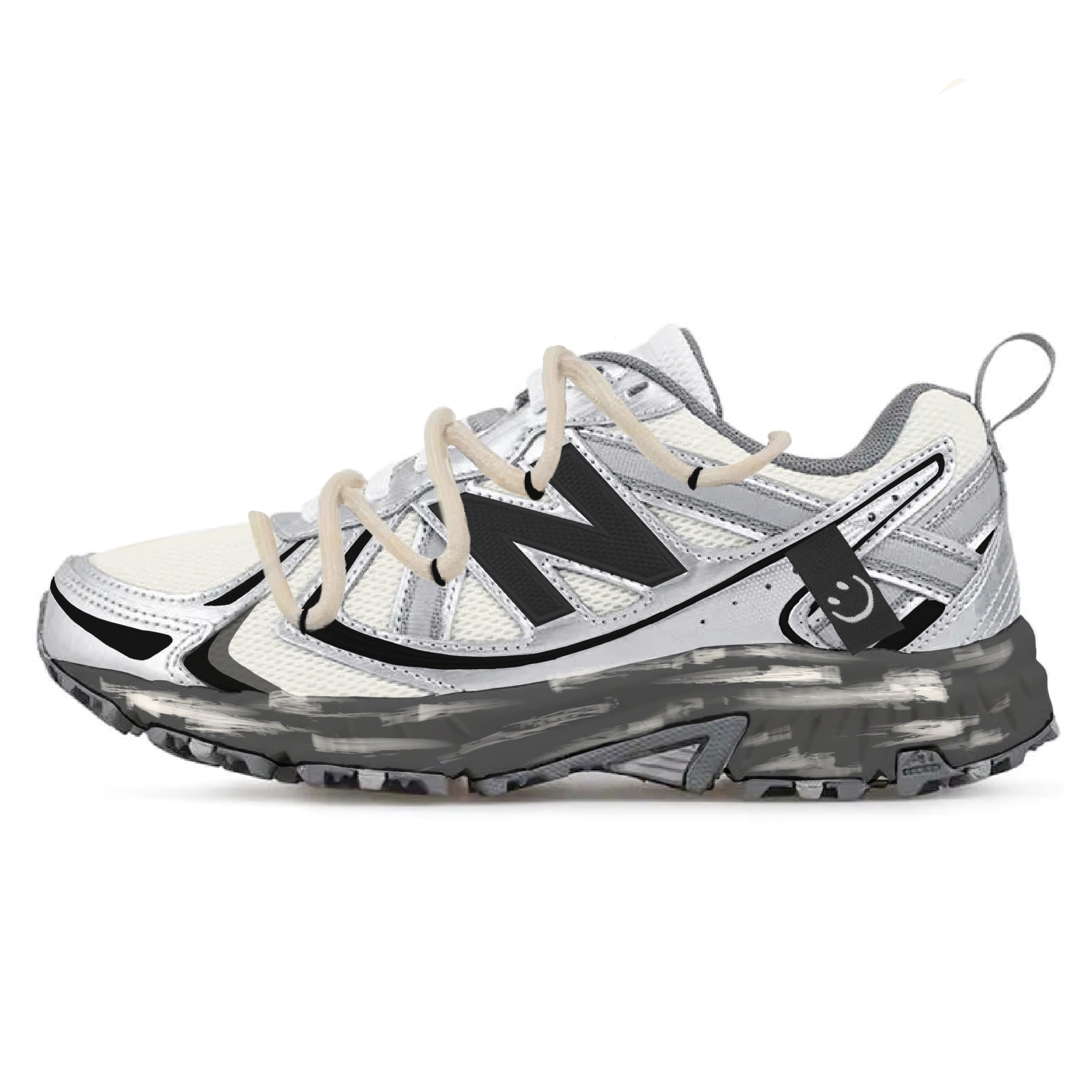 

Дышащие низкие повседневные кроссовки для бега NB 410 V5 Unisex New Balance, серый