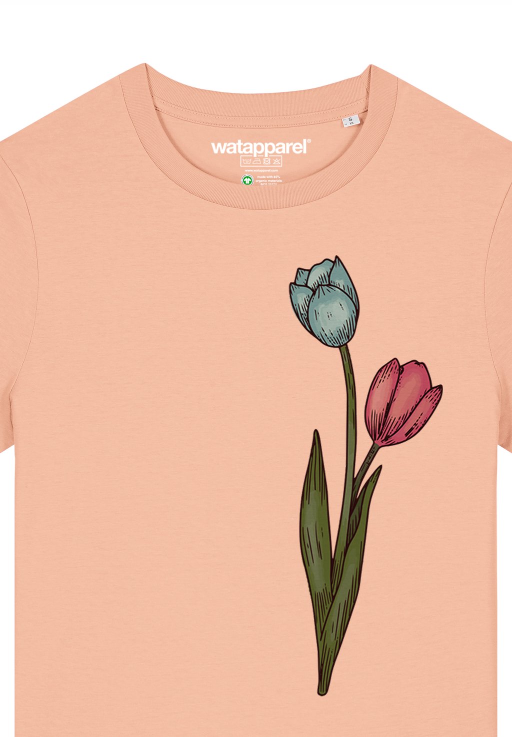 

Футболка с принтом watapparel, светло-коричневый