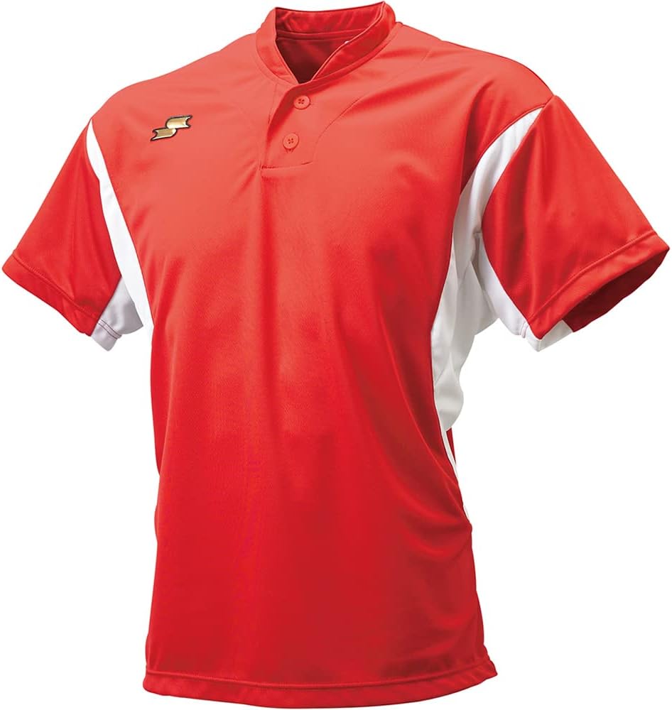 

Мужская бейсбольная футболка SSK BT2280, белый/красный