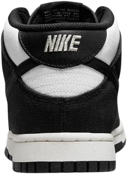 Мужские кроссовки Nike Dunk Mid, White/Black — фото 3