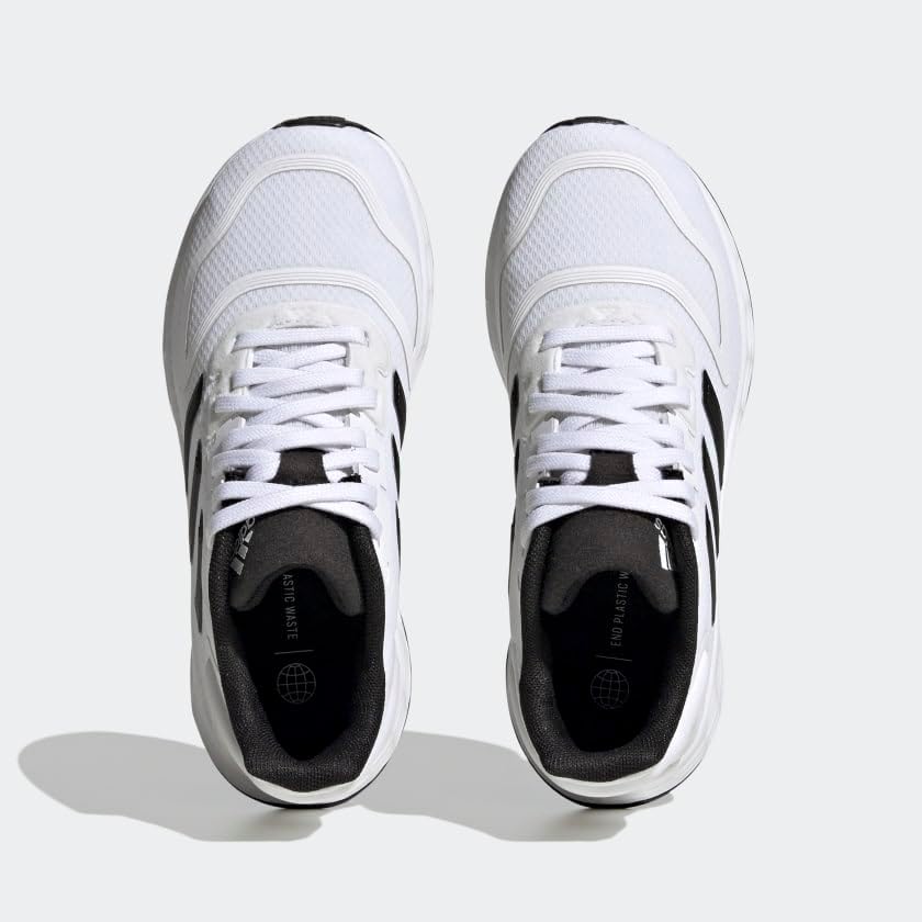 Беговые кроссовки Adidas Duramo 10 для мальчиков, белый/черный — фото 3