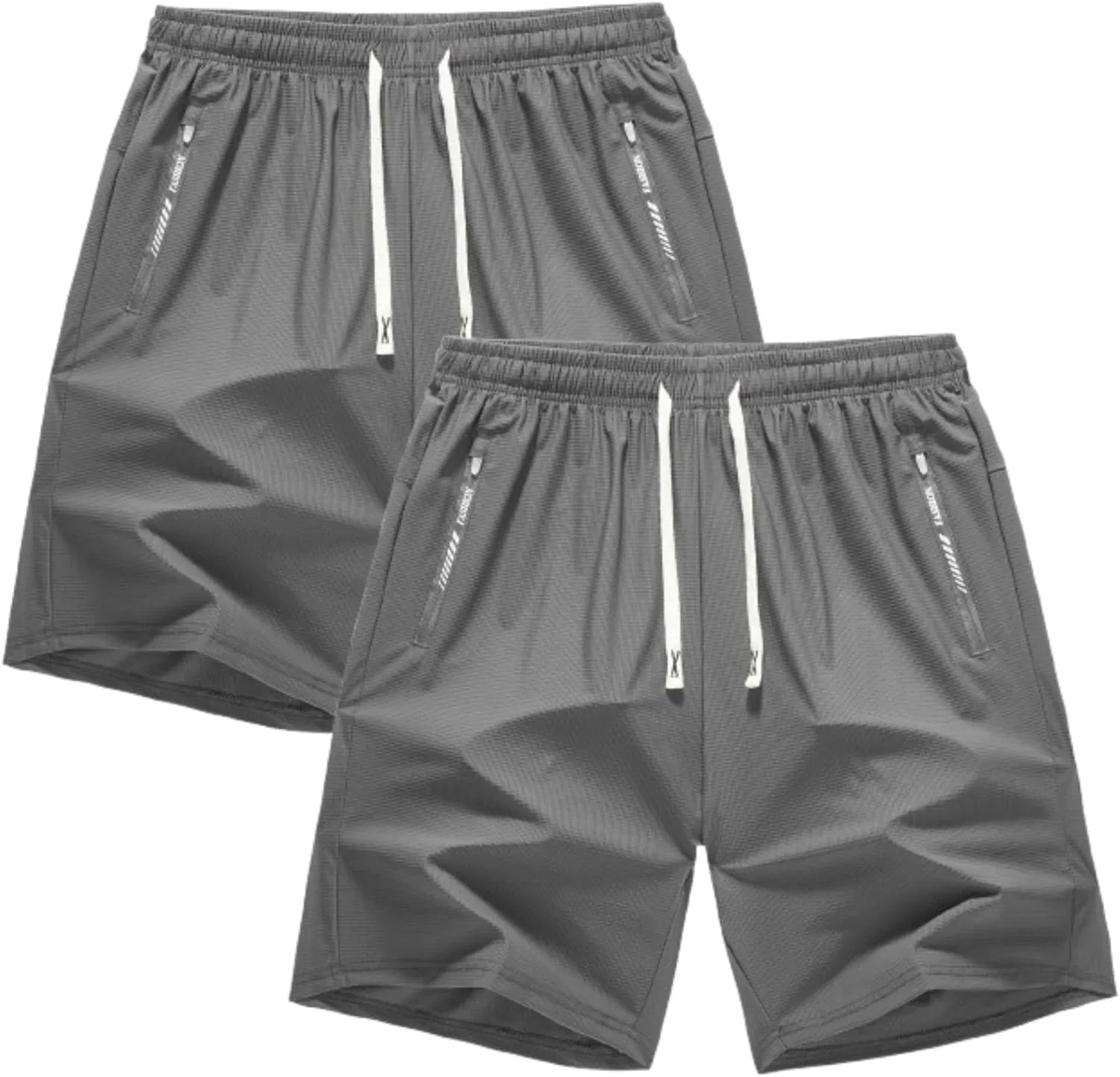 Шорты для женщин 2 шт, дышащие, быстросохнущие, Ice Silk, A14 2pcgrey+grey