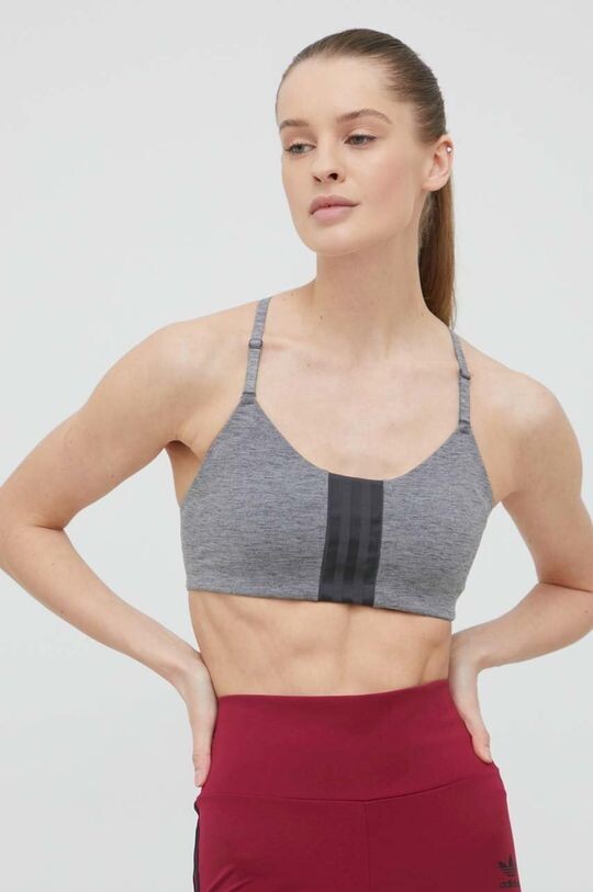Спортивный бюстгальтер Adidas Performance Aeroimpact HC5340 adidas, серый — фото 4