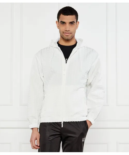 

Бомбер Oversize fit Ea7, белый