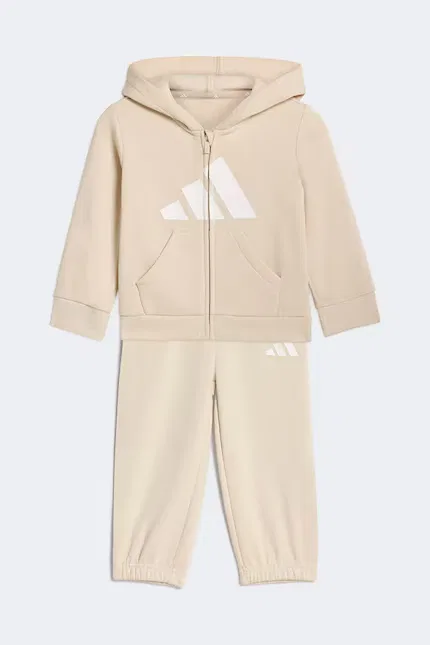 Детский спортивный костюм с принтом Adidas, бежевый