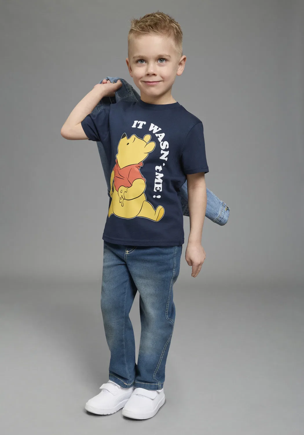 Футболка с принтом Winnie The Pooh Kidsworld, marine — фото 4