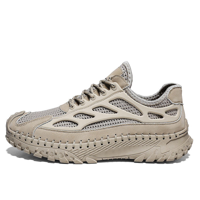 

TELENT Износостойкие дышащие легкие мужские лоу-топы бежевые, цвет Beige