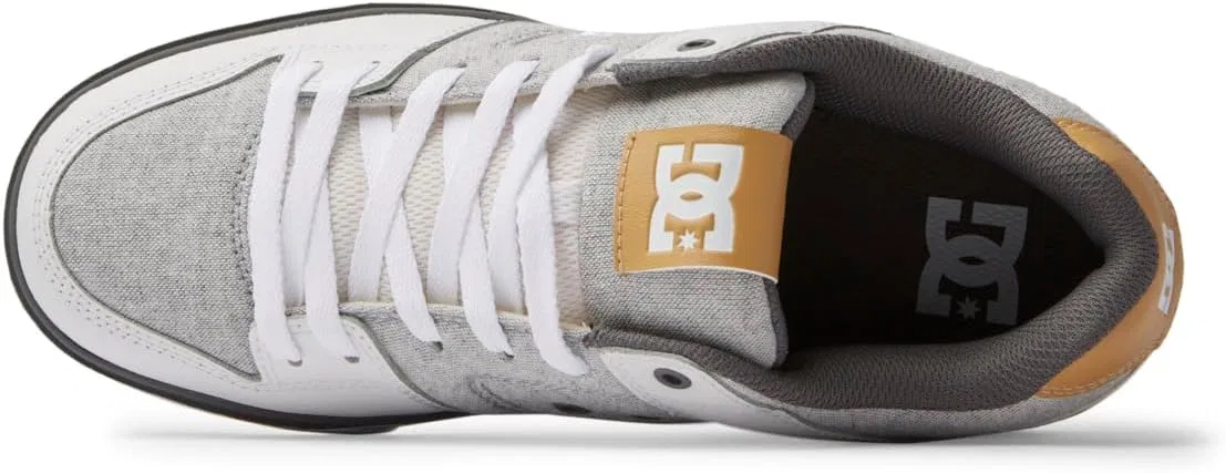 Мужские кроссовки DC Shoes Pure, Grey / White / Grey — фото 4