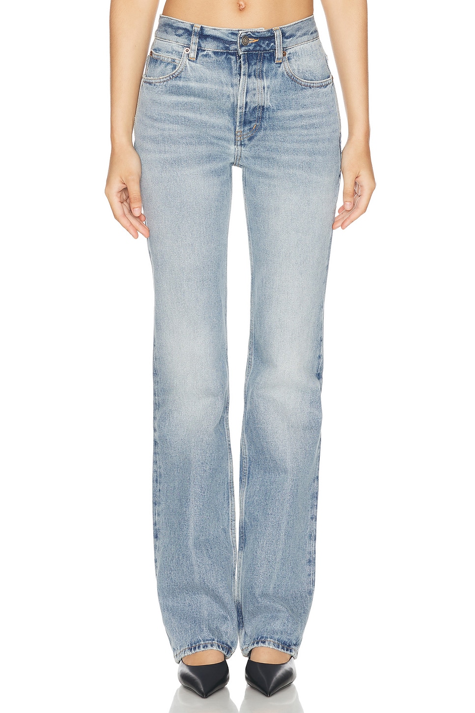 

Джинсы женские Saint Laurent, цвет Sicily Blue