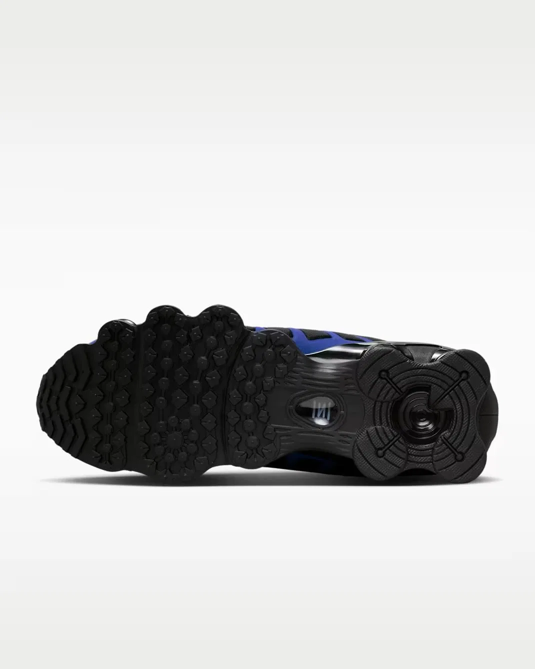 Мужские кроссовки NIKE Shox TL, Black Metallic Silver Court Blue — фото 4