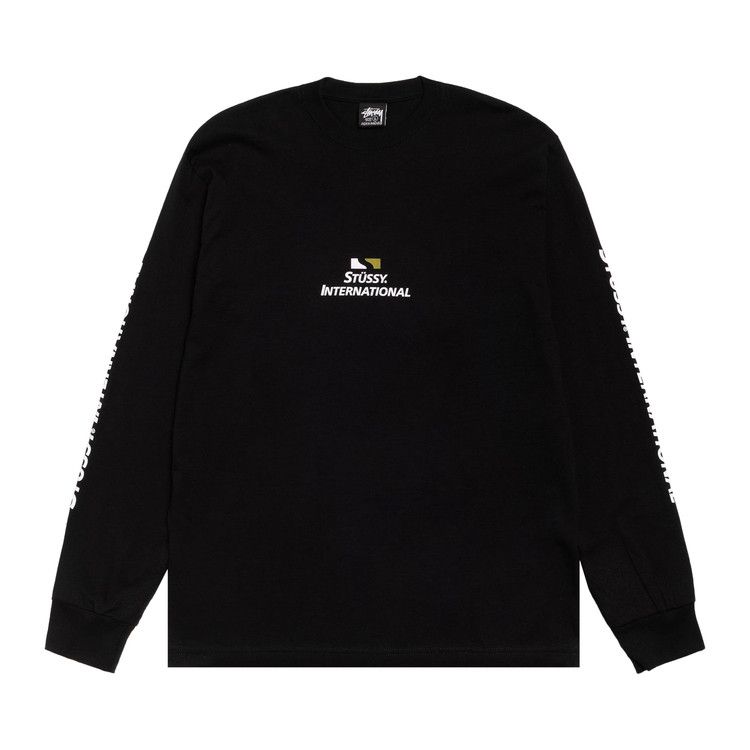 

Футболка Stussy International Long-Sleeve Tee 'Black'