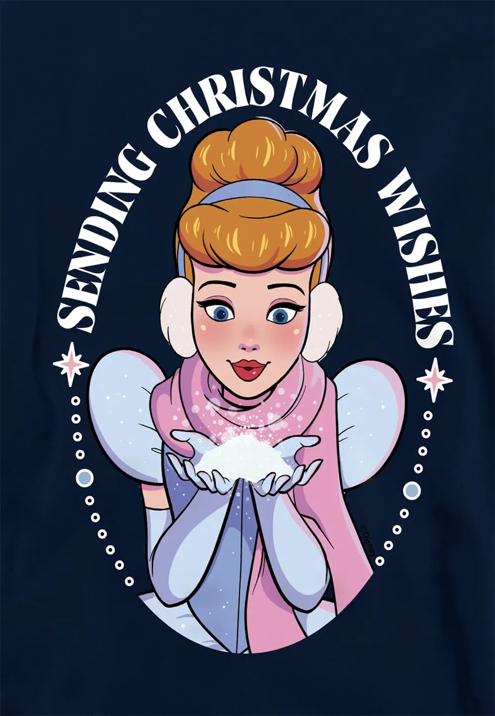 Детская худи Cinderella Christmas Wishes Disney, темно-синий — фото 2