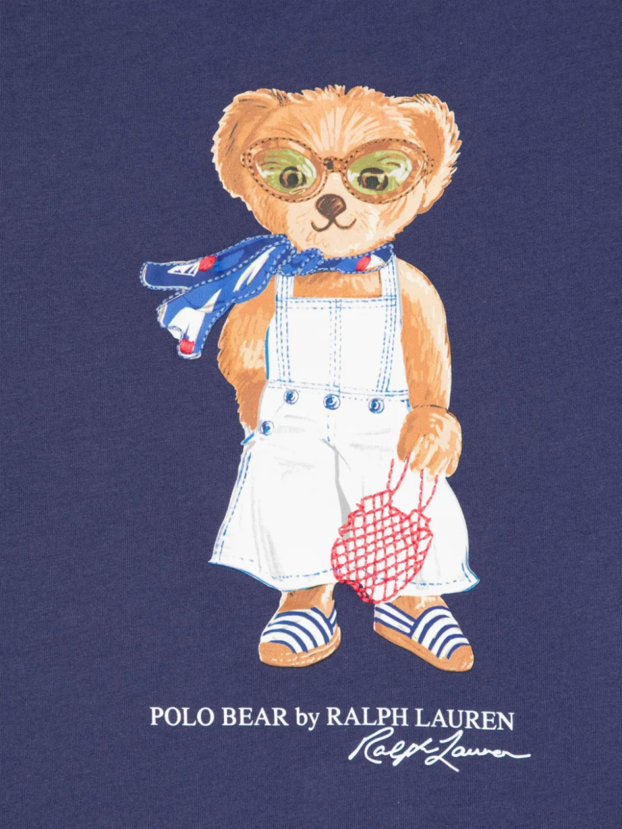 Футболка Polo Bear с рисунком POLO RALPH LAUREN KIDS, синий — фото 3