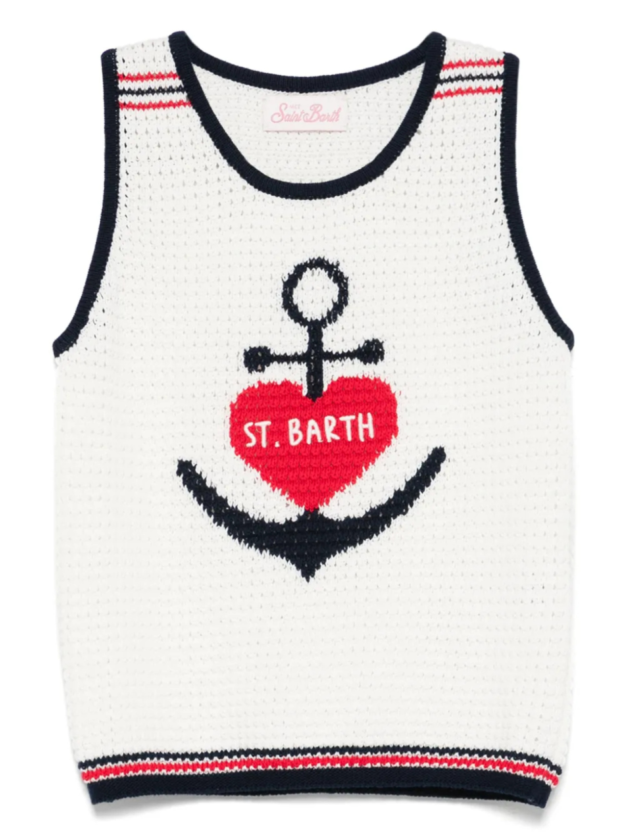

Топ Isadora без рукавов MC2 Saint Barth Kids, белый