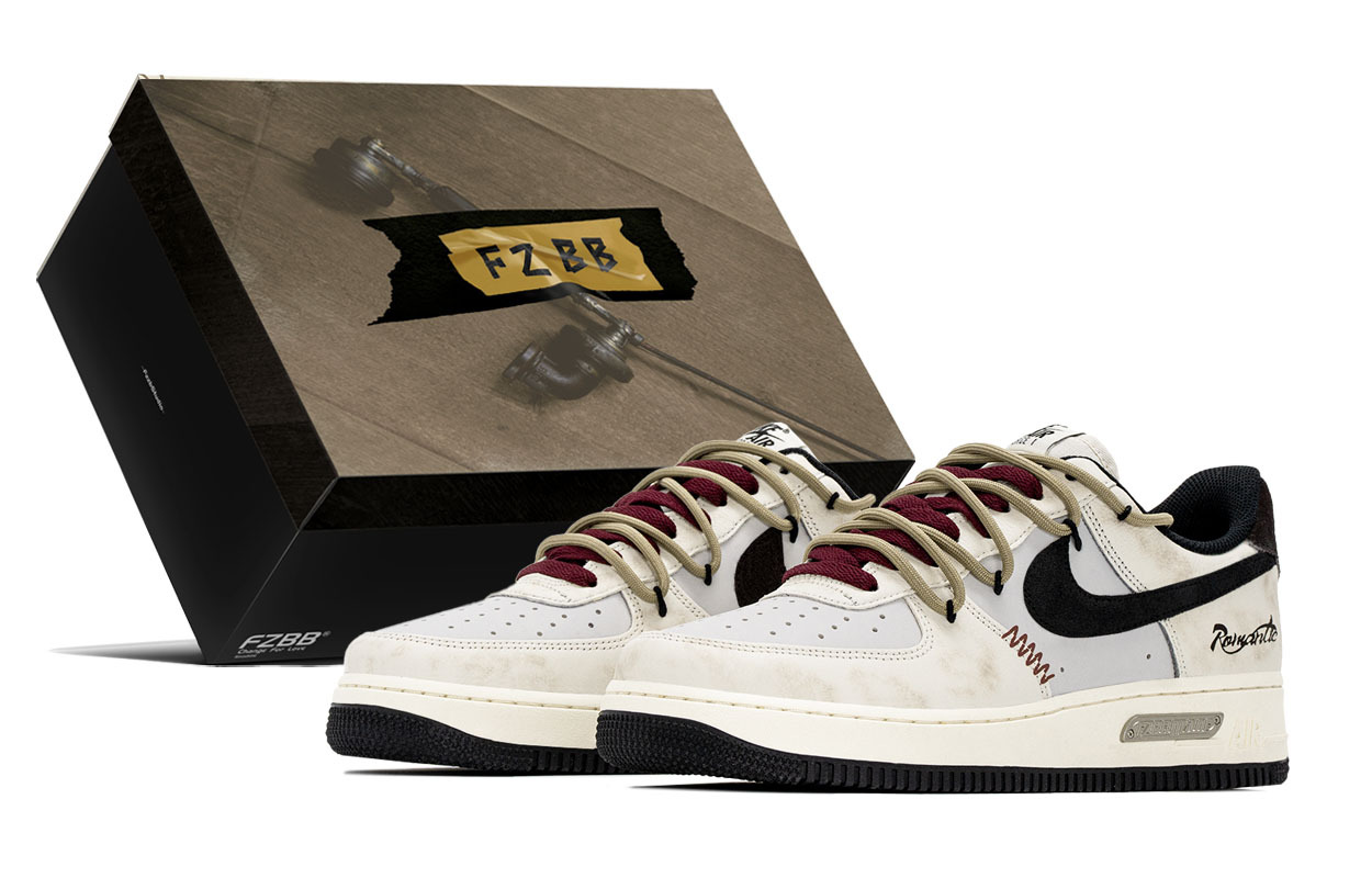 

Nike Кроссовки Air Force 1 Box, Vintage, Roman Brown, Abrasion Resistant, низкие, для скейтбординга, мужские, коричневые