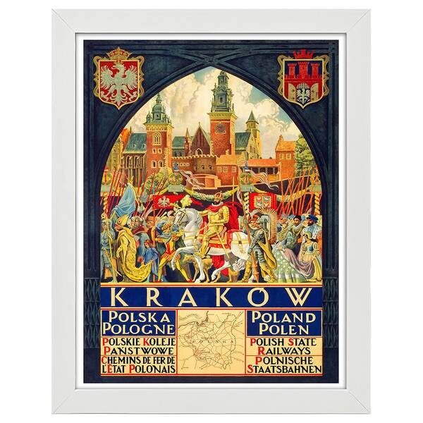 

Рамка для фотографий LegendArte Poster Krakow, белый