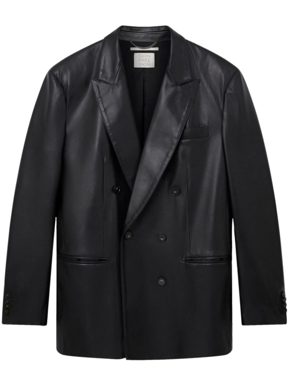 

Stella McCartney двубортный пиджак Alter Mat, черный