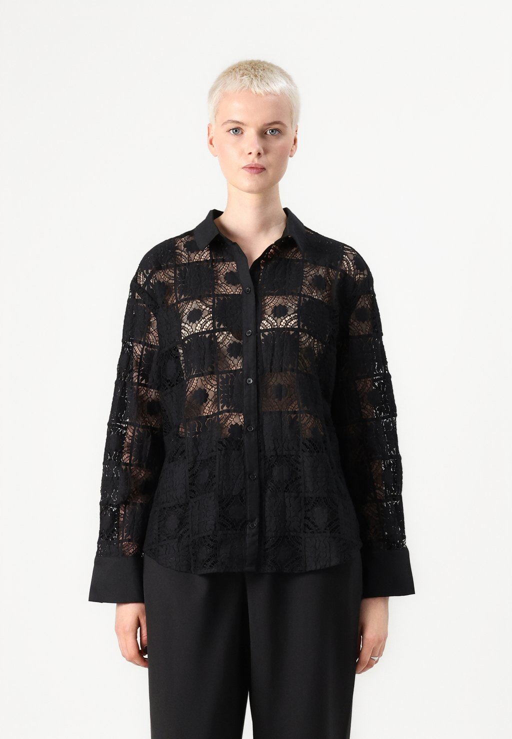 

Блузка на пуговицах VIVECA SHIRT VILA, черный
