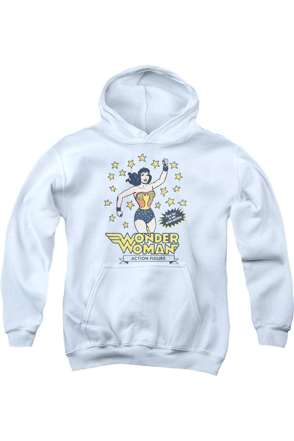 

Толстовка с капюшоном DC Comics для подростков Gildan, белый