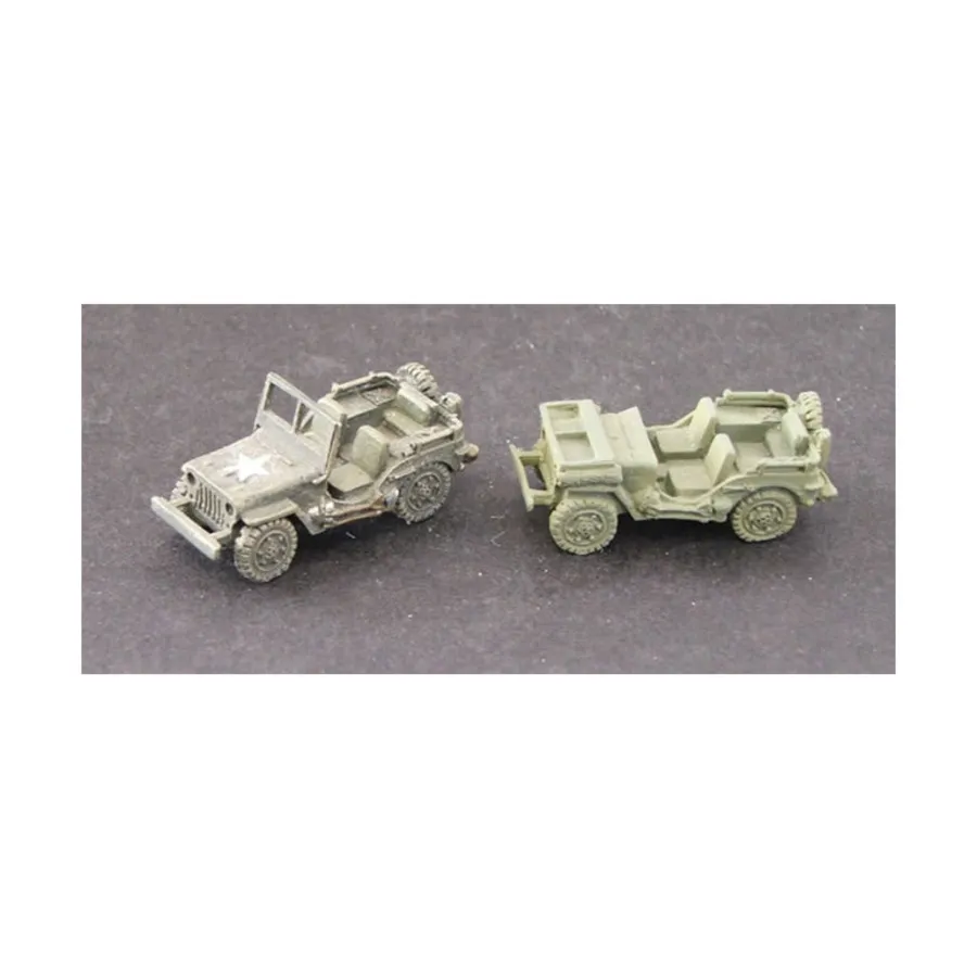 

Джипы, WWII Command Decision Miniatures - United States - Armored Cars & Other Vehicles (15mm) (Old Glory)