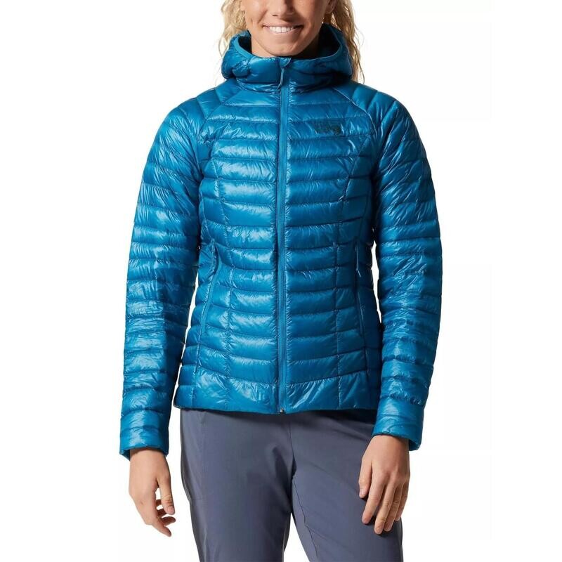 

Пуховик Ghost Whisperer/2 Hoody женский - синий MOUNTAIN HARDWEAR, цвет blau
