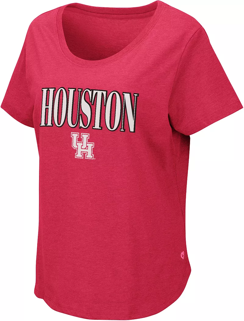

Женская красная футболка Colosseum Houston Cougars