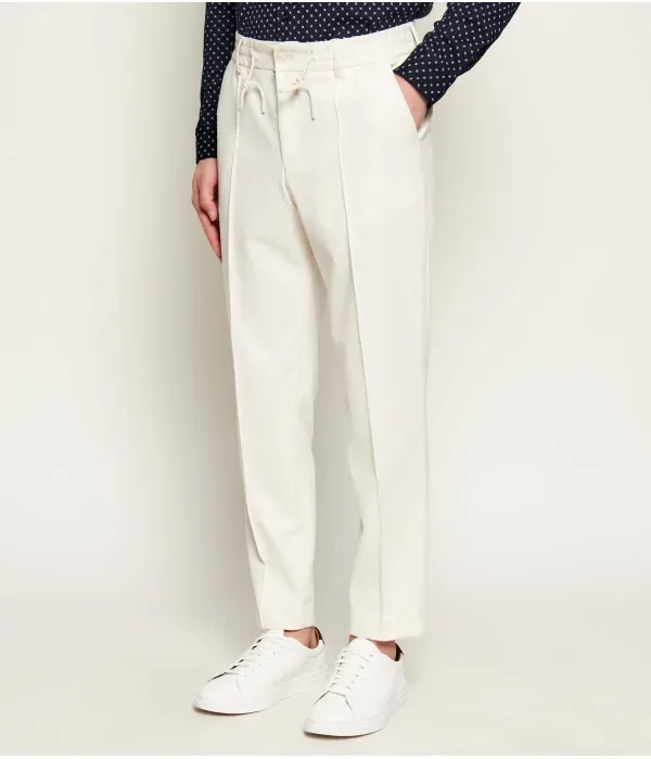 Брюки чинос P-Perin tapered fit Boss, экрю — фото 3