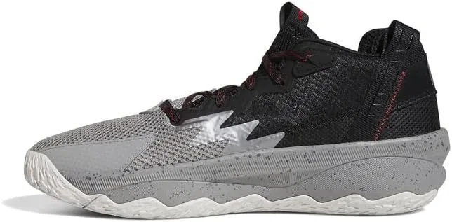 Кроссовки Adidas Unisex Dame 8 Low (не для футбола), Grey Three Red Core Black — фото 3