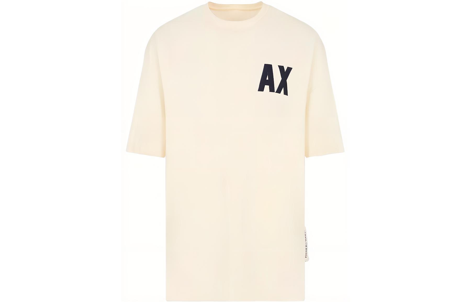 

ARMANI EXCHANGE Футболка AE FW23 мужская ecru